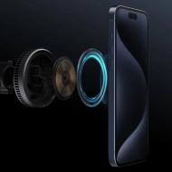 Samochodowy uchwyt do telefonu, magnetyczna ładowarka bezprzewodowa 15W Aukey