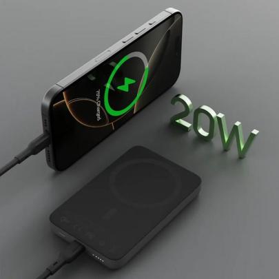 Magnetyczny, bezprzewodowy power bank 10000 mAh Aukey