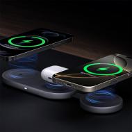 Ładowarka bezprzewodowa 3 w 1 25W Aukey