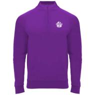 Epiro bluza unisex z długim rękawem i zamkiem błyskawicznym 1/4 200 g/m²