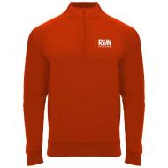 Epiro bluza unisex z długim rękawem i zamkiem błyskawicznym 1/4 200 g/m²