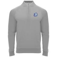 Epiro bluza unisex z długim rękawem i zamkiem błyskawicznym 1/4 200 g/m²