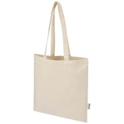 Madras Blend torba na zakupy z bawełny z recyklingu z certyfikatem GRS o gramaturze 140 g/m² i pojem