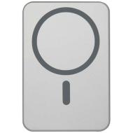 Powerbank Avis 5000 mAh z recyklingowanego aluminium posiadającego certyfikację RCS, z wbudowanym ma