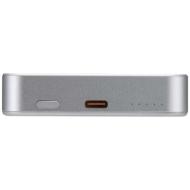 Powerbank Avis 10 000 mAh z recyklingowanego aluminium, z wbudowanym magnesem