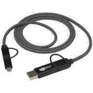 SMART 65 W, magnetyczny kabel ładujący 5 w 1, długość 100 cm, certyfikowany zgodnie ze standardem RC