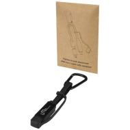 Kabel ładujący Algieba 65 W 5 w 1 wykonany z recyklingowanego aluminium, z karabińczykiem