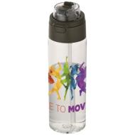 Bidon na wodę Theron o pojemności 700 ml, wykonany z tworzywa sztucznego pochodzącego z recyklingu (