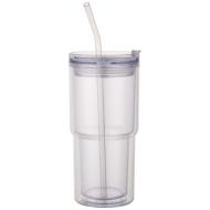 Kubek plastikowy Archer o pojemności 480 ml z podwójnymi ściankami
