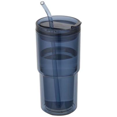 Kubek plastikowy Archer o pojemności 480 ml z podwójnymi ściankami