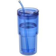 Kubek plastikowy Archer o pojemności 480 ml z podwójnymi ściankami