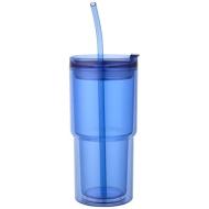 Kubek plastikowy Archer o pojemności 480 ml z podwójnymi ściankami