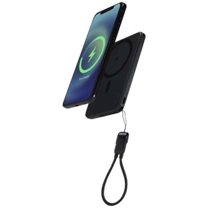 Powerbank SMART o pojemności 5000 mAh, wykonany z tworzywa sztucznego pochodzącego z recyklingu, ze 
