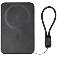 Powerbank SMART o pojemności 5000 mAh, wykonany z tworzywa sztucznego pochodzącego z recyklingu, ze 
