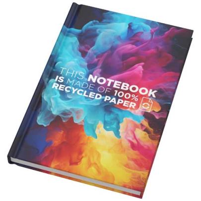 Notatnik Novella Brontë w formacie A5 z twardą okładką z papieru z recyklingu – 100 kartek