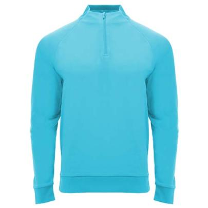 Epiro bluza unisex z długim rękawem i zamkiem błyskawicznym 1/4 200 g/m²