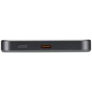Powerbank Avis 5000 mAh z recyklingowanego aluminium posiadającego certyfikację RCS, z wbudowanym ma