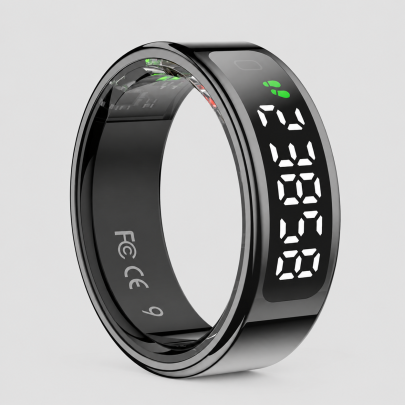 Prixton Orbyt Touch inteligentny pierścień - Czarny 19,1mm