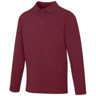 Męskie polo Calgary z długim rękawem 180 g/m²