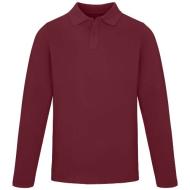 Męskie polo Calgary z długim rękawem 180 g/m²