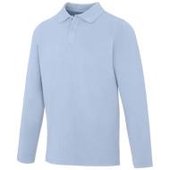 Męskie polo Calgary z długim rękawem 180 g/m²