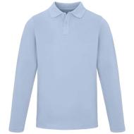 Męskie polo Calgary z długim rękawem 180 g/m²