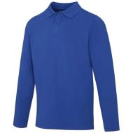 Męskie polo Calgary z długim rękawem 180 g/m²