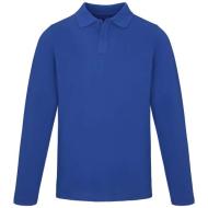 Męskie polo Calgary z długim rękawem 180 g/m²