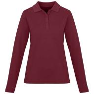 Damskie polo Calgary z długim rękawem 180 g/m²