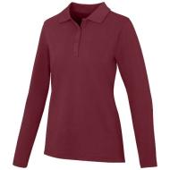 Damskie polo Calgary z długim rękawem 180 g/m²