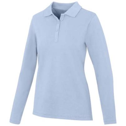 Damskie polo Calgary z długim rękawem 180 g/m²