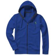Unisex rozpinana bluza z kapturem Arora 300 g/m²