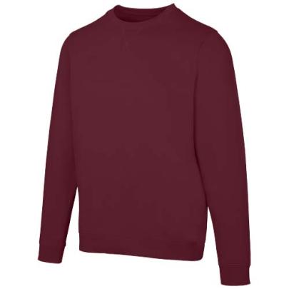 Jasper organiczna bluza unisex z recyklingu o gramaturze 280 g/m² z okrągłym dekoltem i certyfikatem