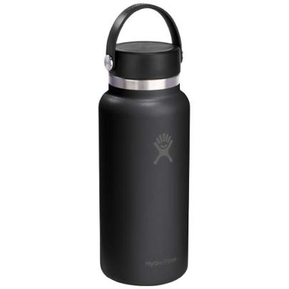 Butelka na wodę Hydro Flask Wide Mouth, pojemność 946 ml, z izolacją termiczną, wykonana ze stali ni