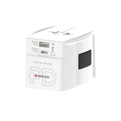 SKROSS® MUV AC65PD – uniwersalna przejściówka z kablem USB-C