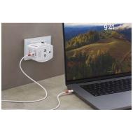 SKROSS® MUV AC65PD – uniwersalna przejściówka z kablem USB-C