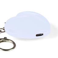 Brelok do kluczy "serce", lampka LED
