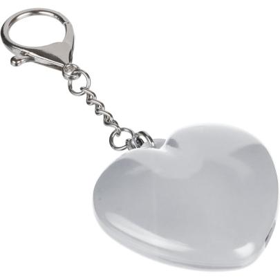 Brelok do kluczy "serce", lampka LED
