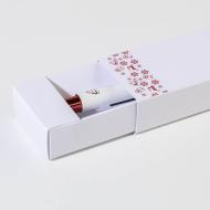 Nordflake długopis z recyklingowanego aluminium-czerwony