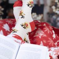 Julsokka skarpetki świąteczne – renifery