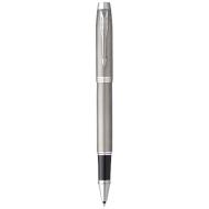 Parker IM Essentials – elegancki zestaw piśmienniczy: pióro i długopis, kolor srebrny