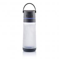 Butelka sportowa 650 ml Party 3 w 1, głośnik, lampka LED