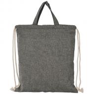 Plecak Pheebs z bawełnianym sznurkiem ściągającym z recyklingu o gramaturze 150 g/m²