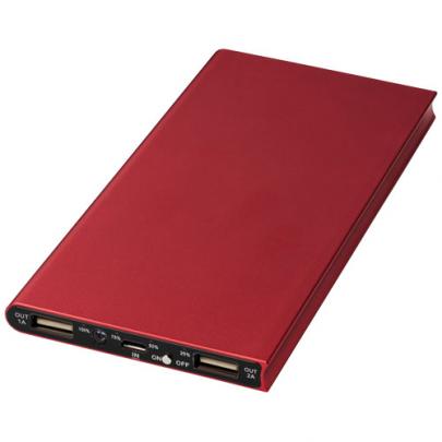 Aluminiowy powerbank Plate 8000 mAh