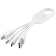 Kabel do ładowania z końcówką USB typu C 4w1 Troup