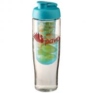 Bidon H2O Tempo® o pojemności 700 ml z wieczkiem zaciskowym zmożliwością przyrządzania wody smakowej