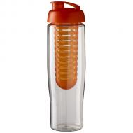 Bidon H2O Tempo® o pojemności 700 ml z wieczkiem zaciskowym zmożliwością przyrządzania wody smakowej