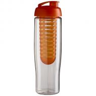 Bidon H2O Tempo® o pojemności 700 ml z wieczkiem zaciskowym zmożliwością przyrządzania wody smakowej