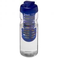 Bidon H2O Base® z wieczkiem na zacisk o pojemności 650 ml zmożliwością przyrządzania wody smakowej