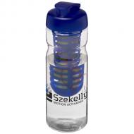 Bidon H2O Base® z wieczkiem na zacisk o pojemności 650 ml zmożliwością przyrządzania wody smakowej